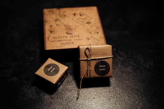 Olive Oil Soap with Amber – Warmth & Luxury