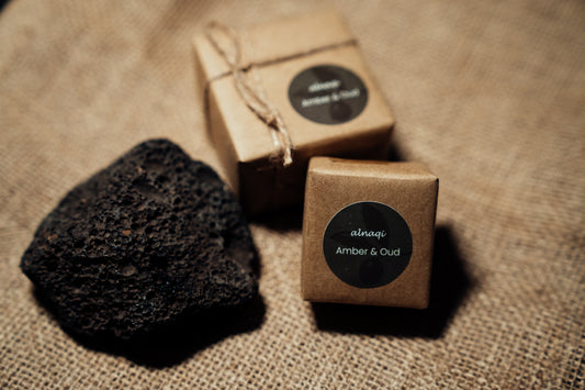 Olivenölseife mit Amber & Oud – Magie des Orients