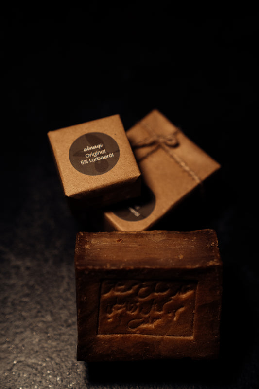 Aleppo Seife mit 5% Lorbeeröl - Traditionelle Pflege für natürliche Schönheit